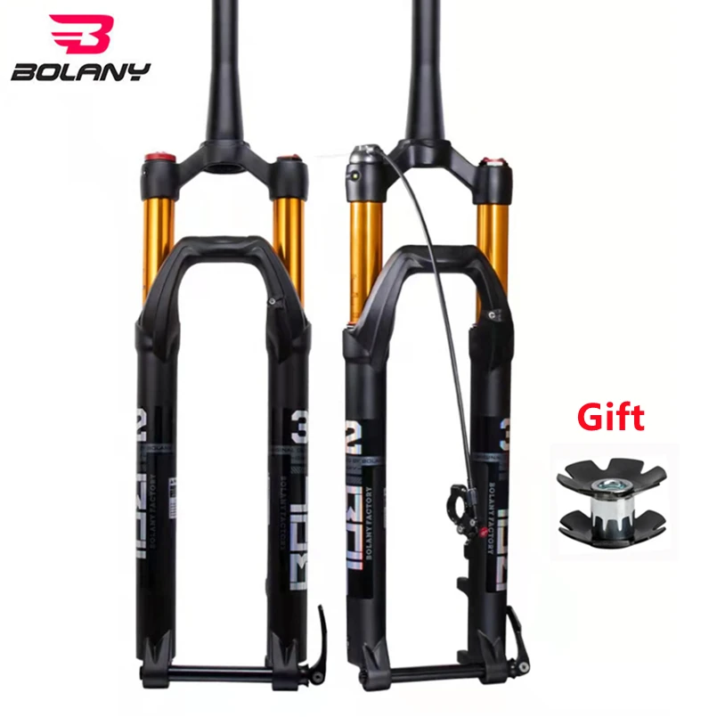 Вилка BOLANY для горного велосипеда амортизирующая Передняя 15 Х100 мм 27 5 дюйма | Спорт