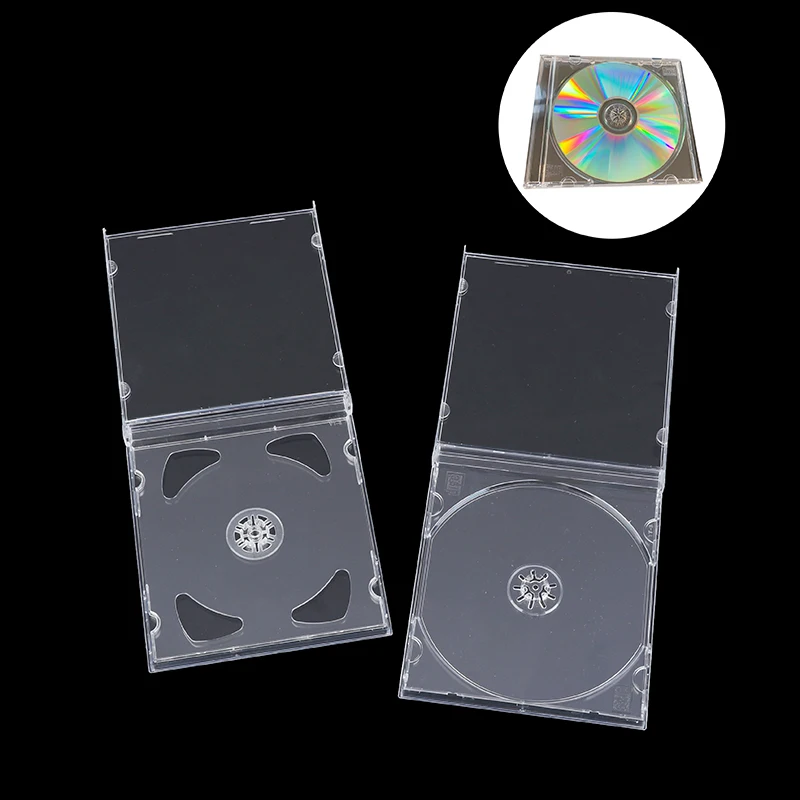

1pcs Ultrathin Standard DVD Case Transparent CD Package Portable CD Storage Box