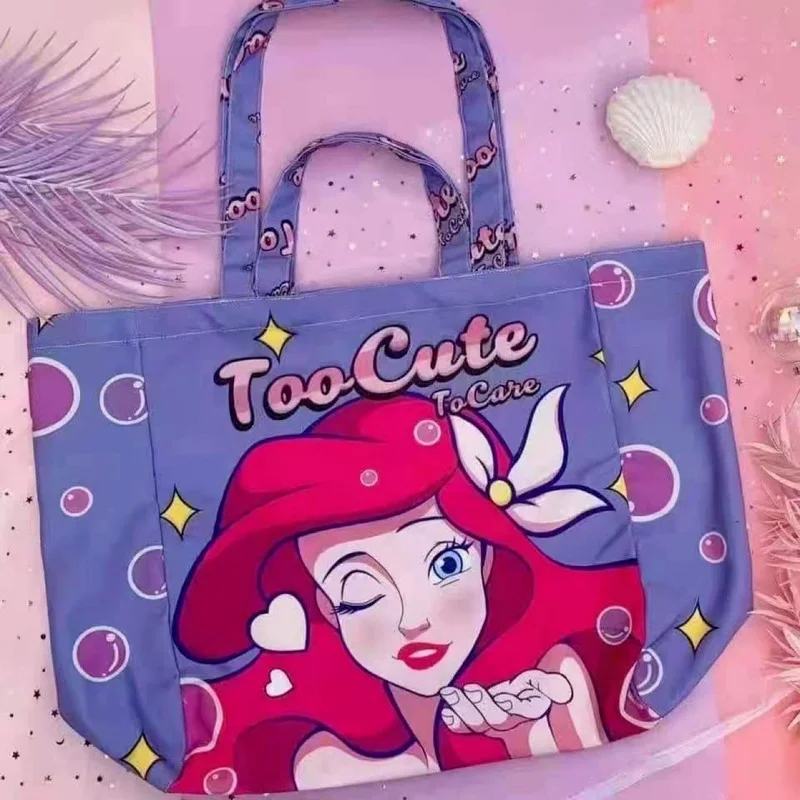 

Сумка для мамы с героями мультфильмов, Русалка, жасмин, запутанная Рапунцель, сумка принцессы, сумка для подгузников для маленьких девочек, ...