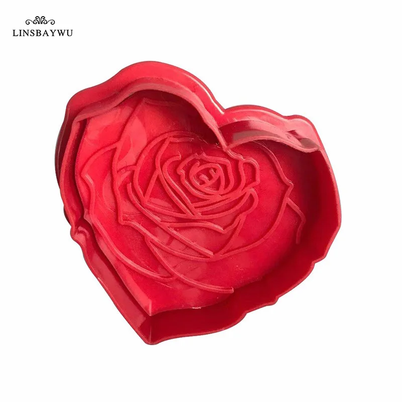 4 шт./компл. форма в форме сердца для торта на День Святого Валентина влюбленных