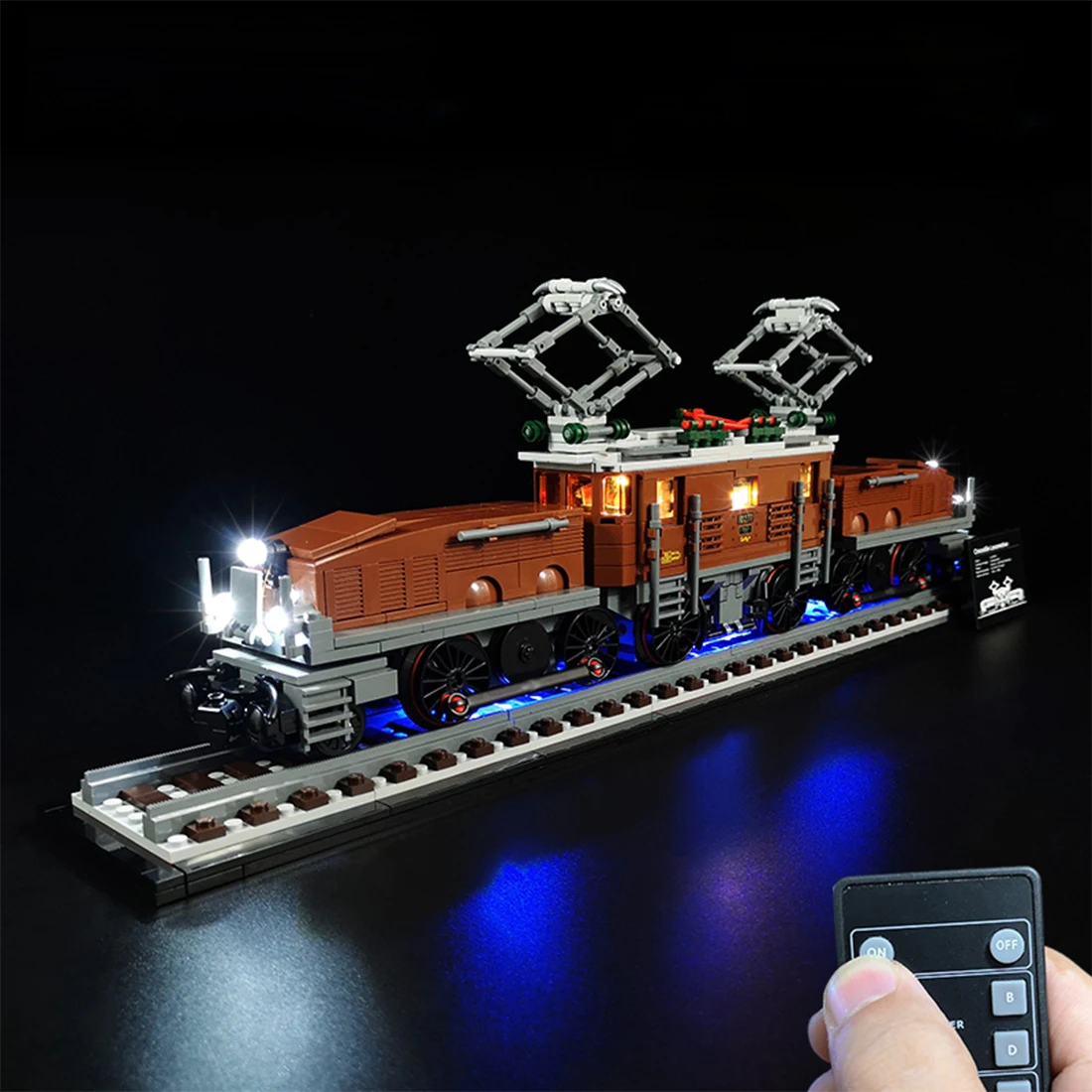 Светодиодный светильник с питанием от USB для локомотива крокодила 10277