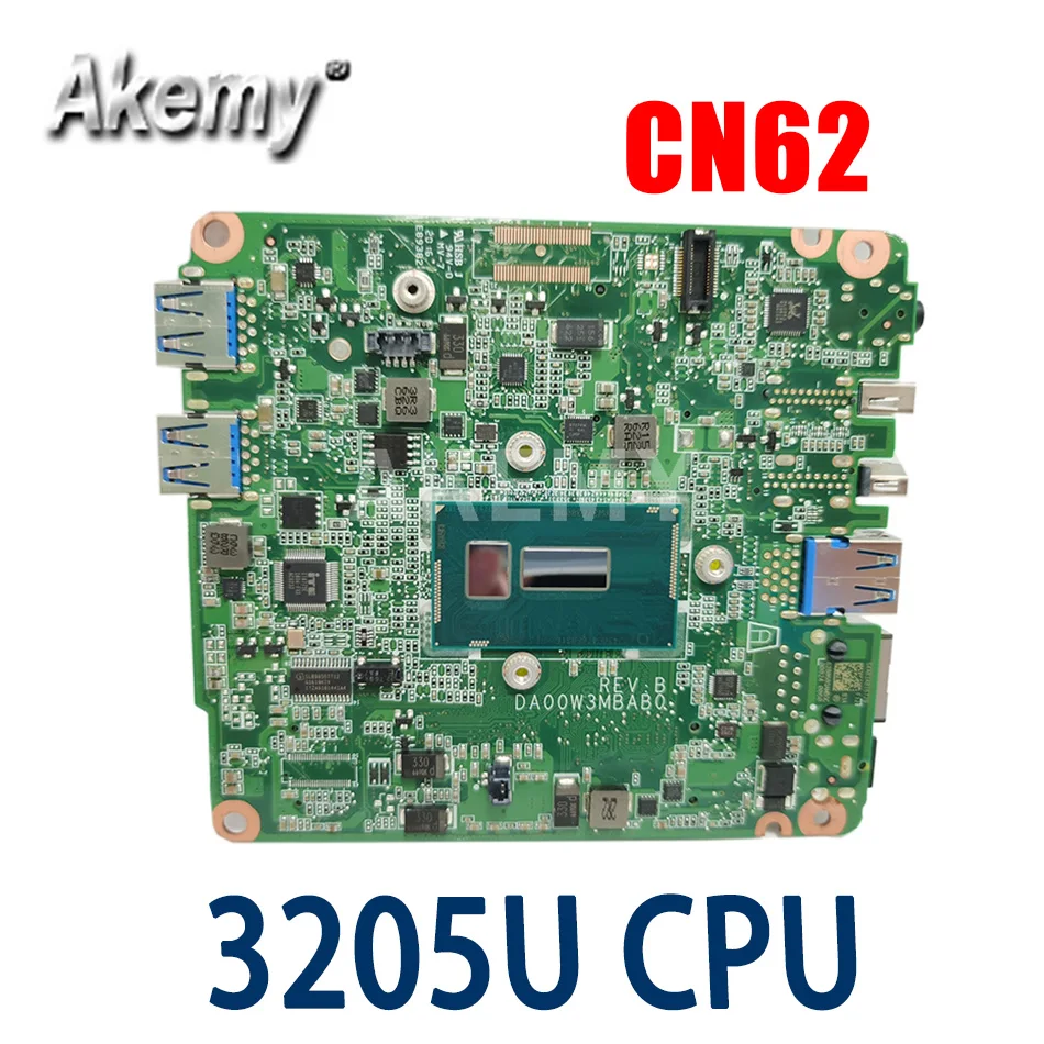 

Akemy For ASUS Chromebox CN62 Laotop Mainboard CN62 Motherboard with 3205U CPU