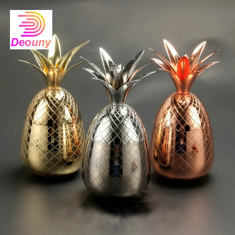 DEOUNY медная посуда с ананасом коктейльный бокал для вина миксер креативный