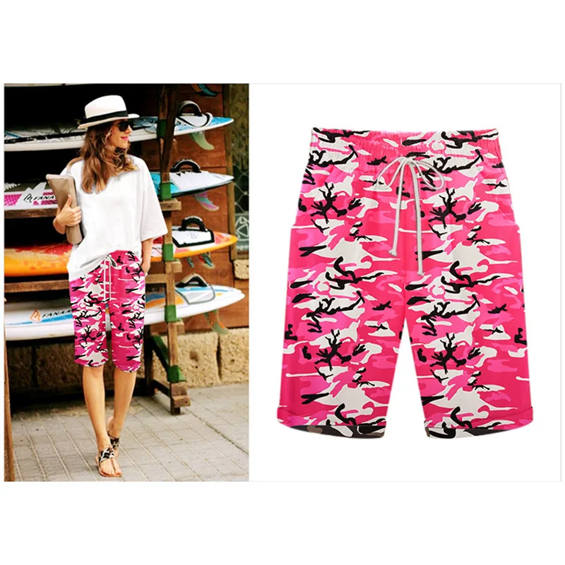 

Summer Plus Size Women Pants Streetwear Casual Ropa Pantalones Mujer Camouflage Pants Women Clothes Trousers Spodnie Bottom 2XL