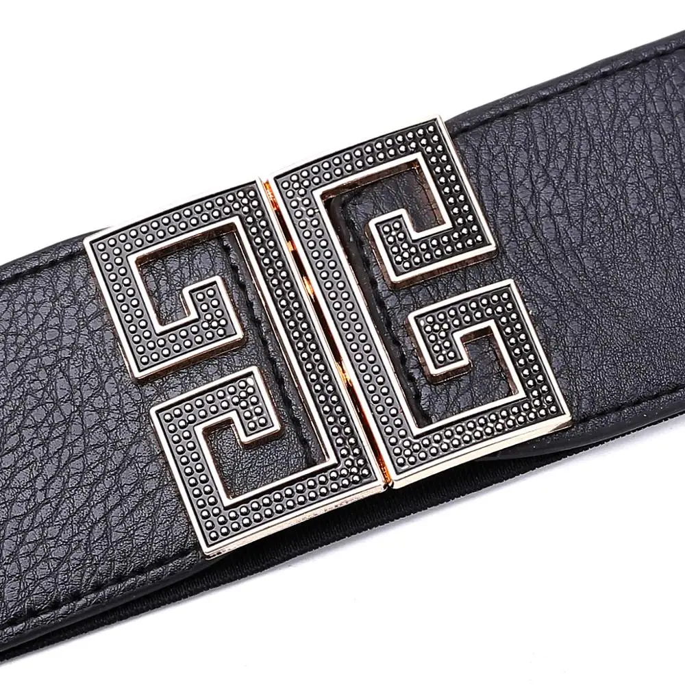 Женский масштабируемый ремень из искусственной кожи с подвесной пряжкой