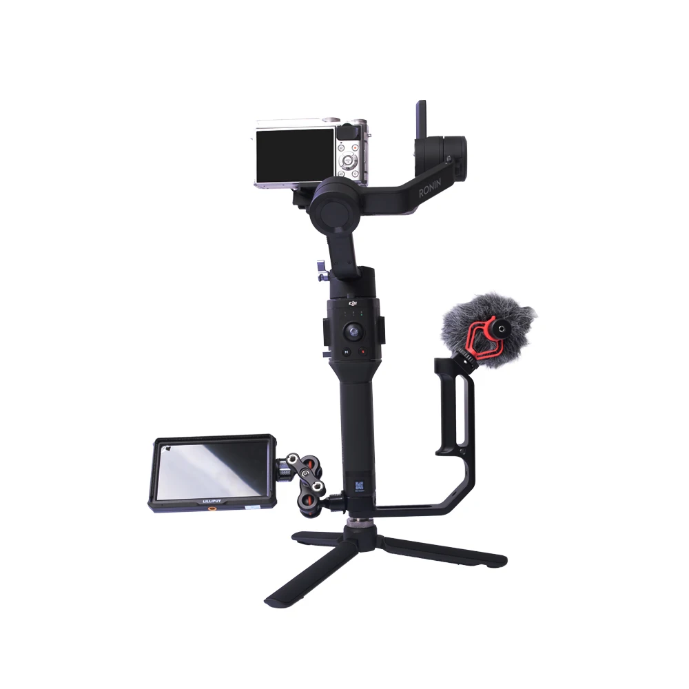 Эйфелева камера gimbal Нижняя Удлиняющая пластина для монтажного монитора