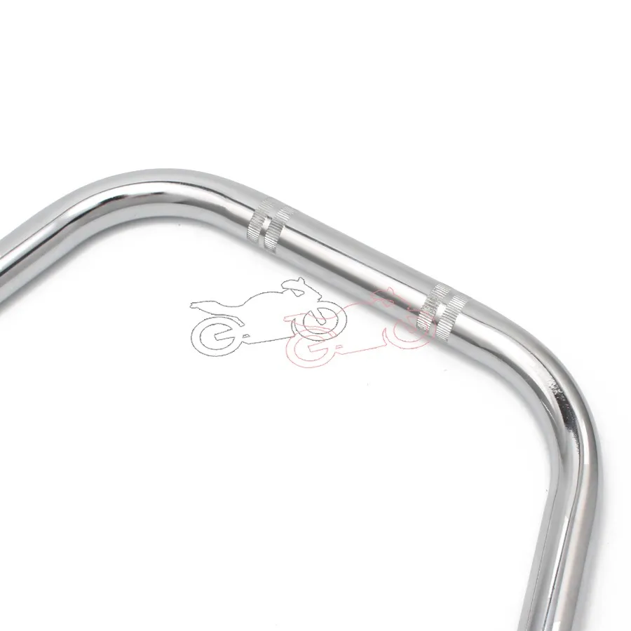 Мотоцикл 1 &quot25 мм Ape Bar повернутые назад рукоятки хром/черный для Kawasaki Honda Yamaha Suzuki