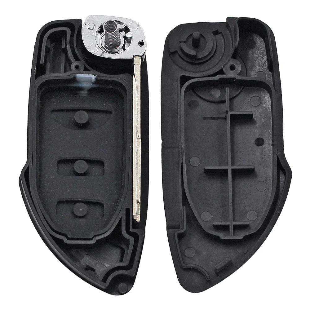 2 Button New Replacement Folding Flip Remote Key Shell Case Smart Car Housing Cover Fob with Uncut Blade For Hyundai Elantra | Автомобили