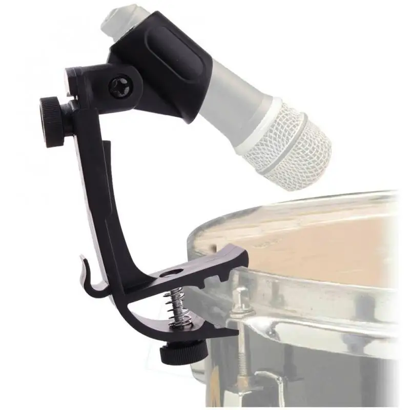 

Adjustable Height Swivel 2pc Universal Microphone Shock Mount Stand Holder Mic Clip For Studio Singing Songs Professional