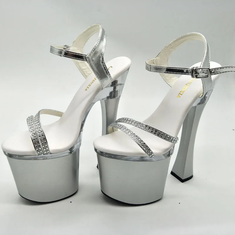 Новинка Босоножки на высоком каблуке 7 дюймов Распродажа Дешевые пикантные