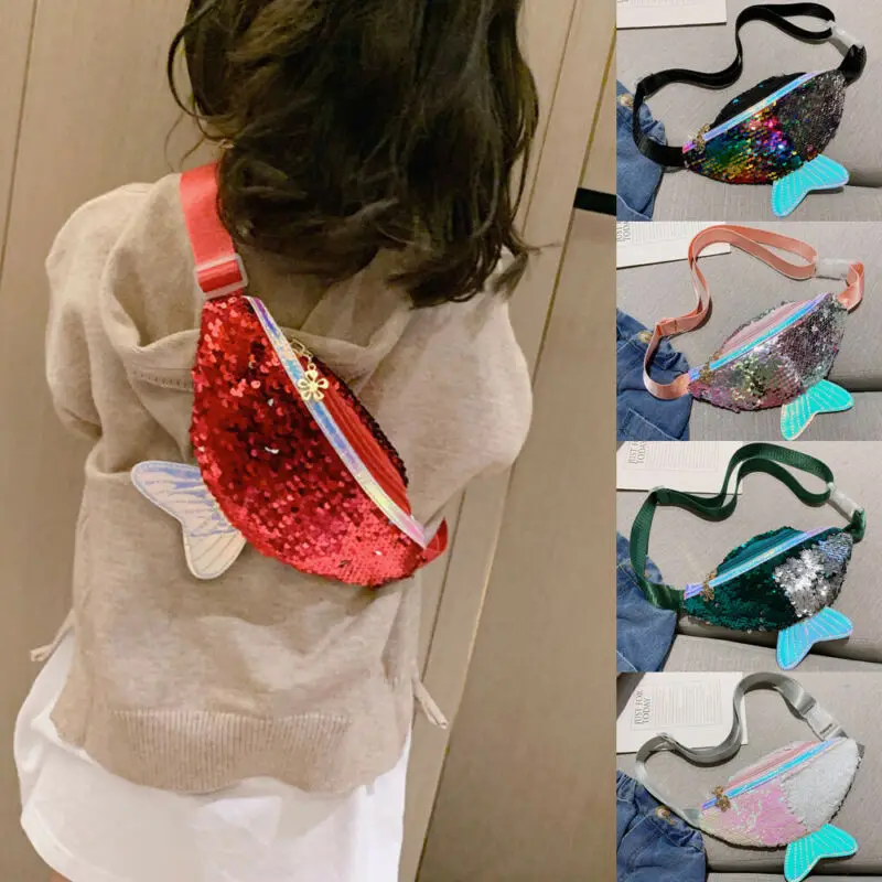 Newest Kids Cute Sequin Small Bag Purse Shoulder Crossbody Handbag Coin Purses For Children | Багаж и сумки