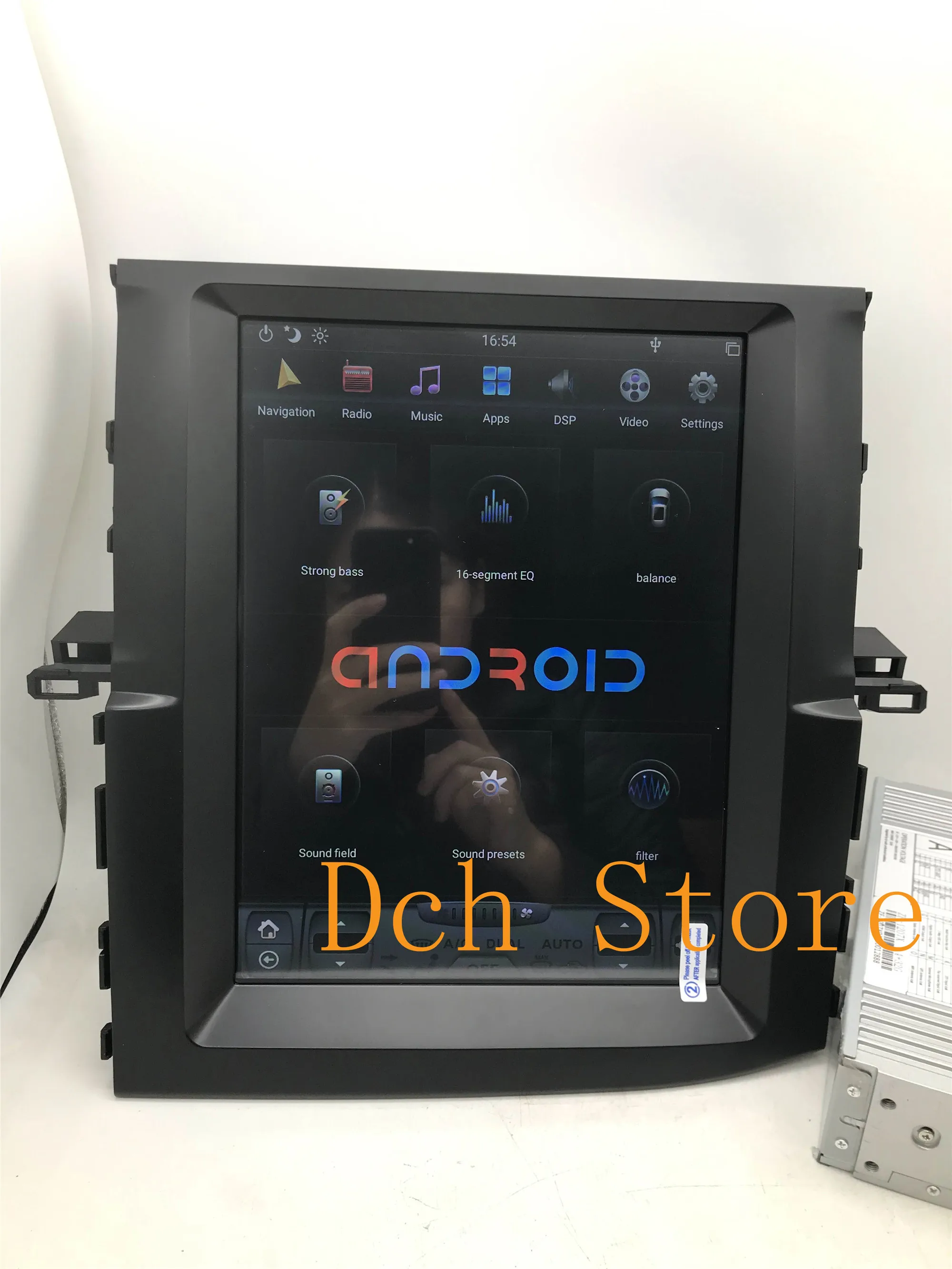 12 1 дюймов Вертикальный стиль Тесла Android 9 0 автомобильный DVD GPS навигатор радио для