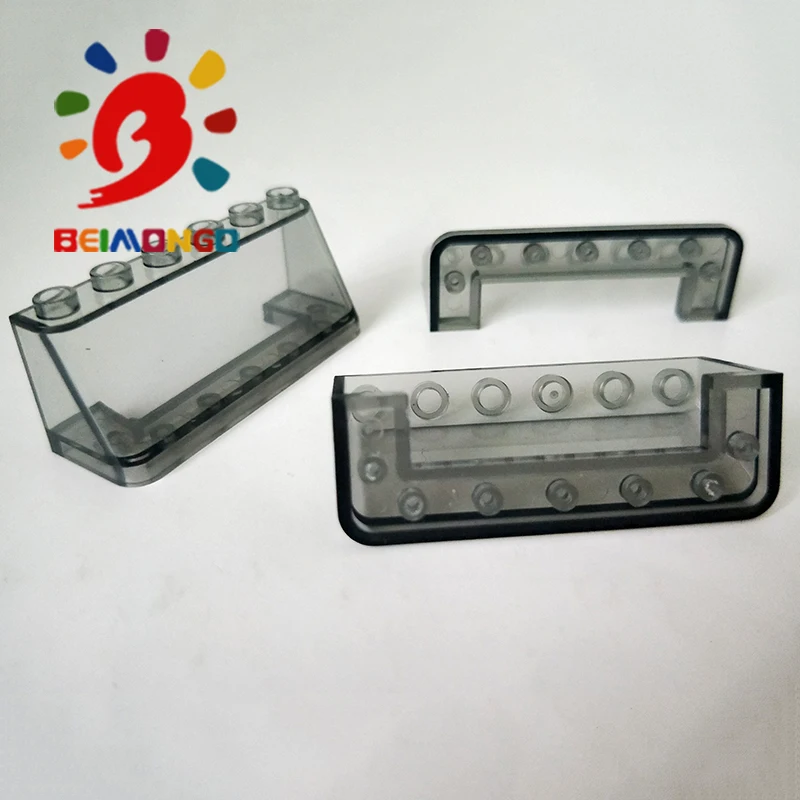 Бесплатная доставка! Строительные блоки BEIMONGO MOC Windscreen 2x6x2 Window 10 шт. детские