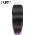 ISEE волосы бразильские прямые волосы Remy человеческие волосы 4 