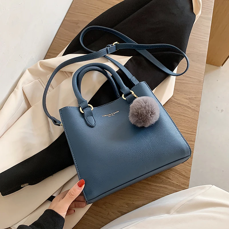 

2021 New Woman Handbag Large Capacity Shopping Bag Fashion High Quality Shoulder Bag Female PU Tote Bag Luxury Designer Handbags