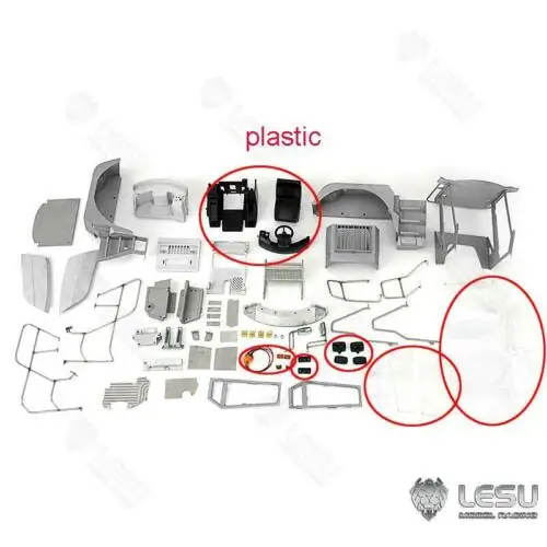 

Metal Cabin Set Operating Room for 1/15 LESU L574Z Loader Model Upgraded