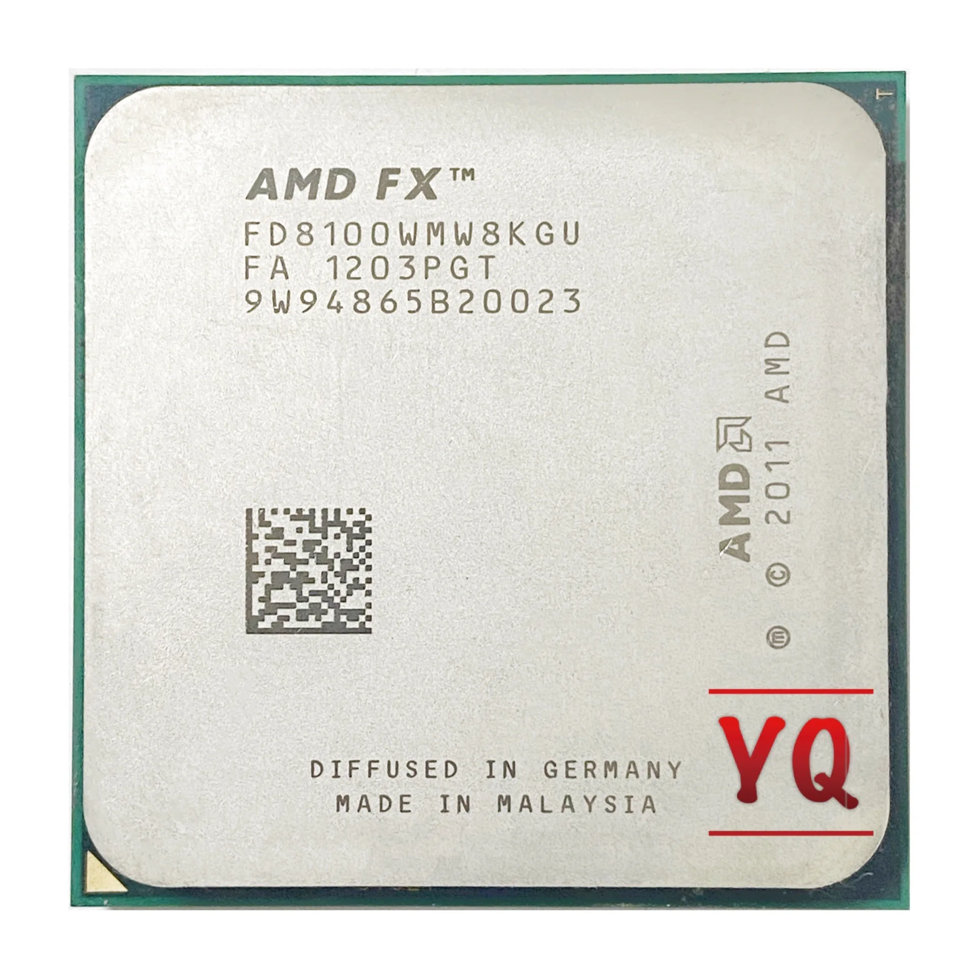Б/у Процессор AMD FX-Series FX 8100 2 8 ГГц Восьмиядерный процессор FD8100WMW8KGU разъем AM3 + -