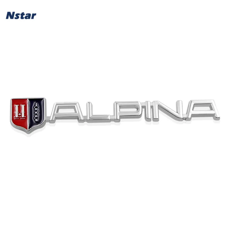 Эмблема Альпина Nstar 1 шт. автомобильный сплав брызговик багажник хвост боковое