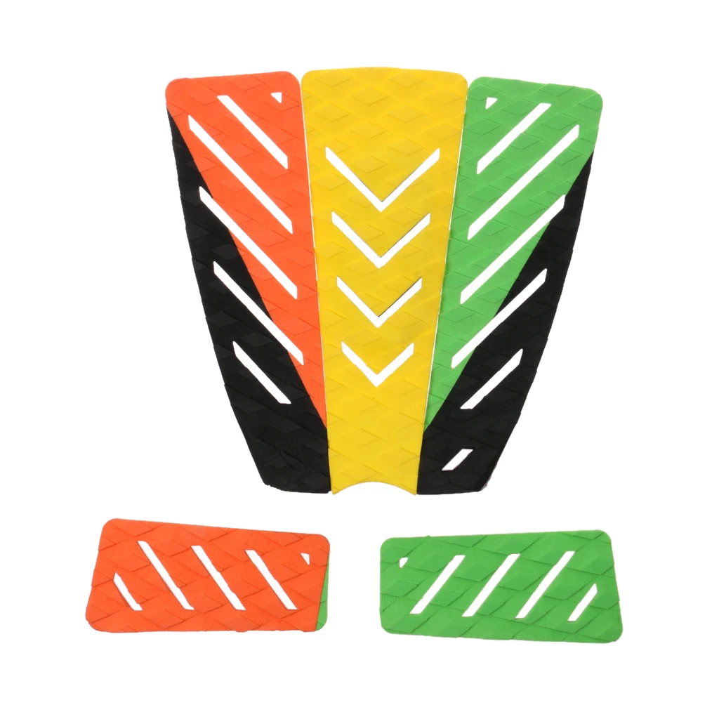 

2x 5pcs/set Tail Traction Grip Pads for Surfboard Shortboard Longboard Colorful Surfboard Traction Pads