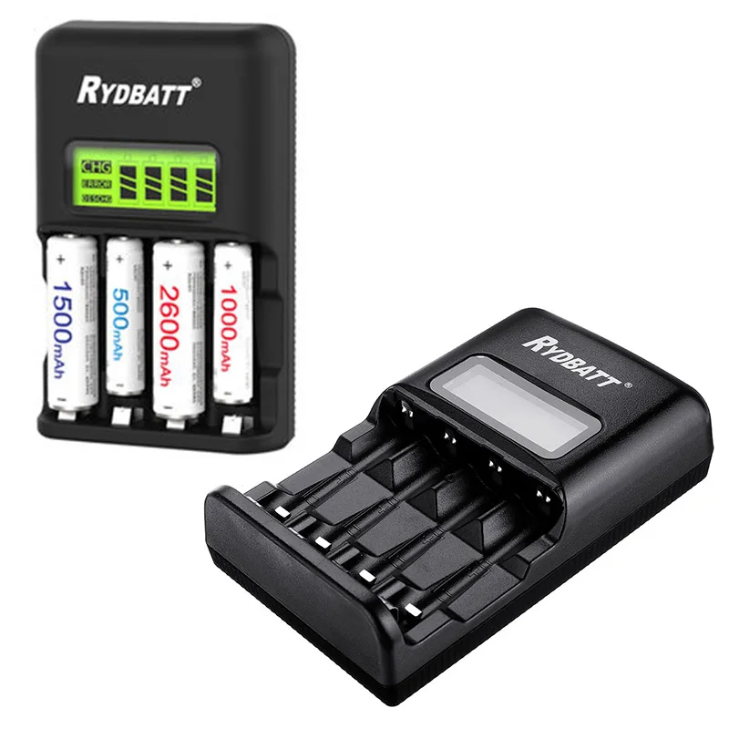 Смарт зарядное устройство RYDBATT 4 слота ЖК дисплей для модели радиоуправляемого