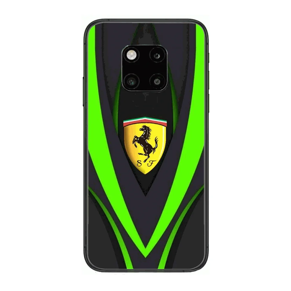 

Supercar Luxury car Ferrari Italy Phone Case For Huawei mate 30 10 20 40 Lite Smart Z Pro Black Etui 3D Coque Painting Hoesj