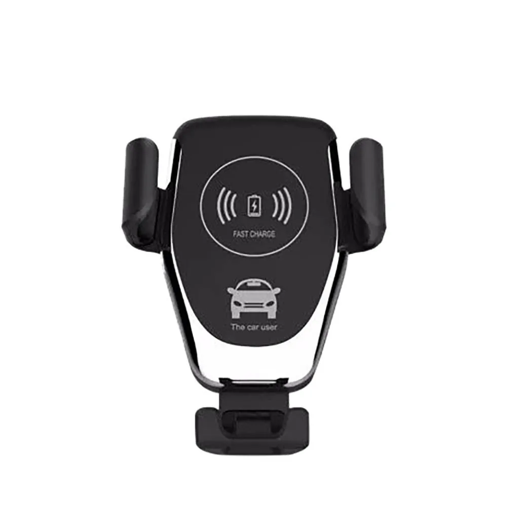 Беспроводное Автомобильное зарядное устройство с креплением 10 Вт Быстрая