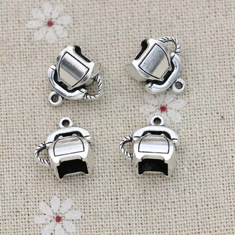 JAKONGO антикварные посеребренные очаровательные браслеты для изготовления