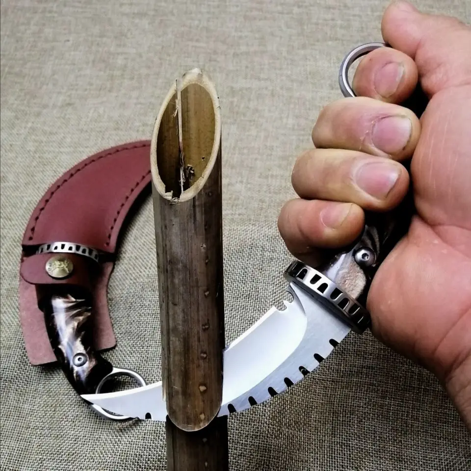 Хит продаж керамбит высокой твердости фиксированный нож CS охотничий карманный