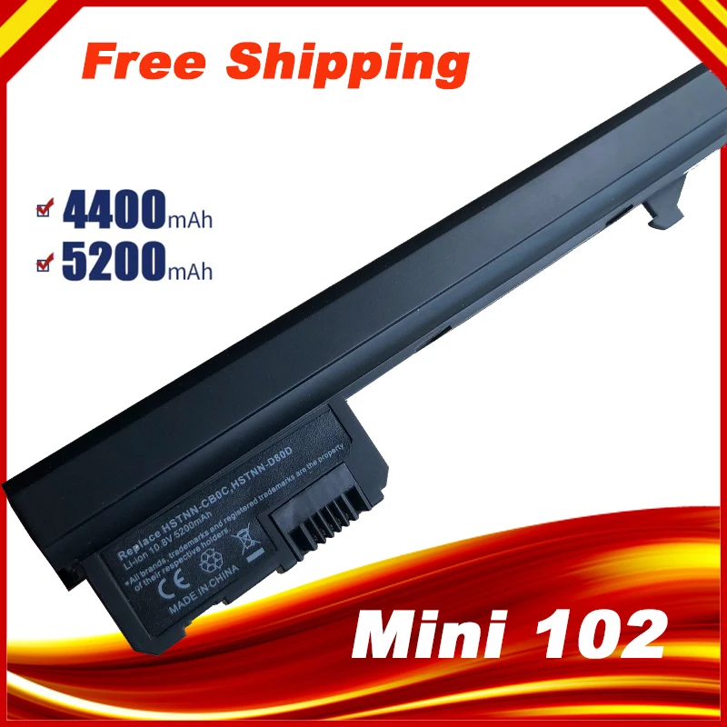 

HSW 5200mAH new laptop battery for Compaq Mini 102 110c CQ10 CQ10-100 for Hp mini 110 mini110-1000 537626-001 HSTNN-CB0C bateria