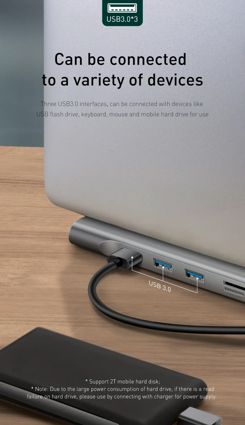 Baseus 11 в 1 мульти USB C концентратор type C к HDMI VGA RJ45 несколько портов USB 3,0 USB3.0 type-C разветвитель для Macbook Pro Air USB-C HUB