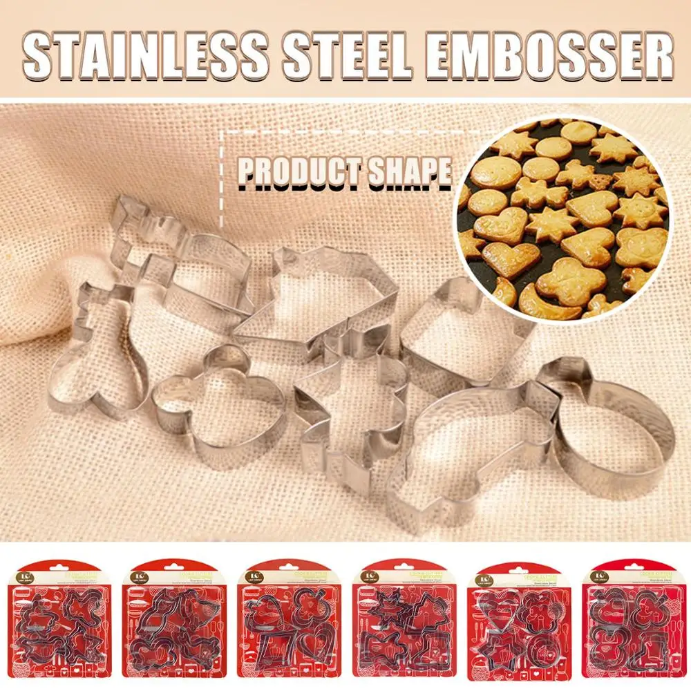 

Stainless Steel Cookie Cutter Set 12 Pieces Cookie Cutter Stainless Steel Cookie