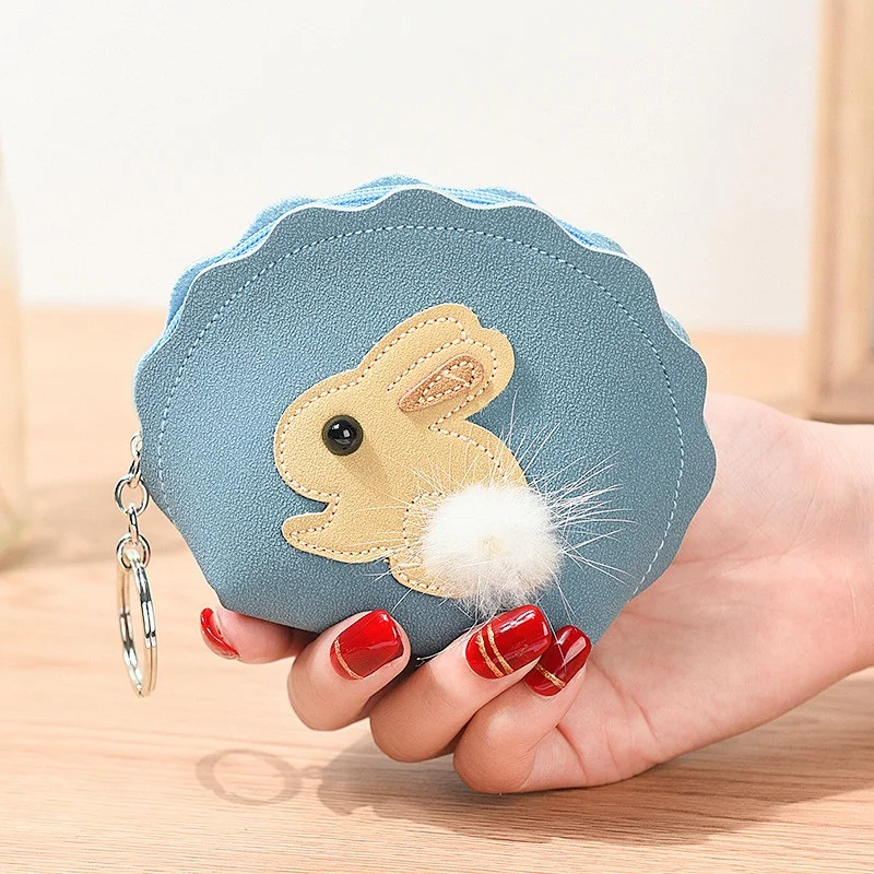 Милые женские короткие кошельки Дамские маленький кошелек для монет карт ключей