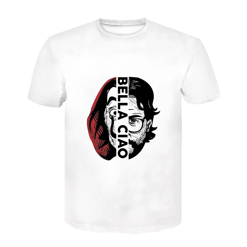 

Summer New The House of Paper Children T Shirt Money Heist TV Series Clothes La Casa De Papel Boys Tshirt Funny Girls Tops Tees