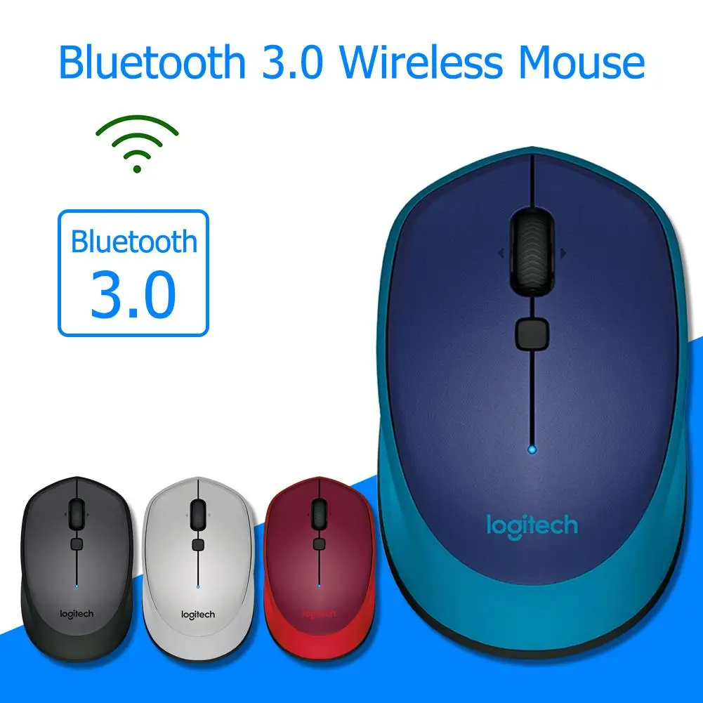 Мышь Logitech M336 Bluetooth 3 0 Беспроводная для ноутбука мыши Windows 7/8/10 Компьютерные