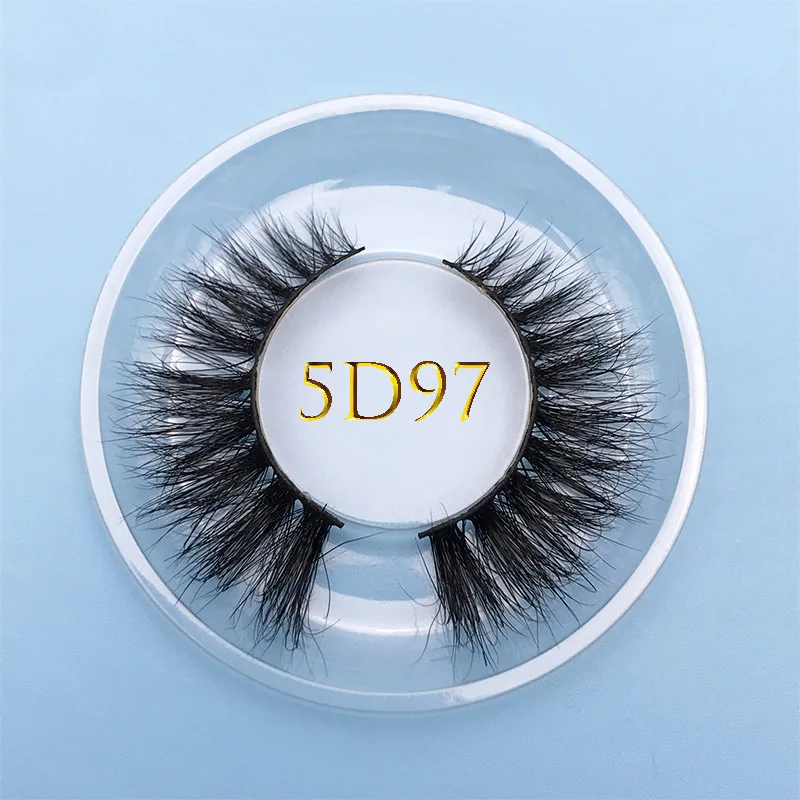 5D97 MIKIWI Заказная коробка 5D-84 настоящие норковые ресницы толстые натуральные длинные накладные ресницы большой объем норковые ресницы мягкие драматические ресницы - Цвет: 5D97