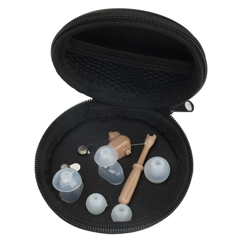 K-188 микроушной слуховой аппарат компактный слуховой аппарат для пожилых людей для правого уха левый усилитель слуха невидимый наушник устройство