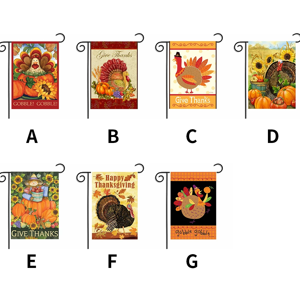 Реквизит украшения дома сад флаг Полиэстер Прямоугольник праздник печати