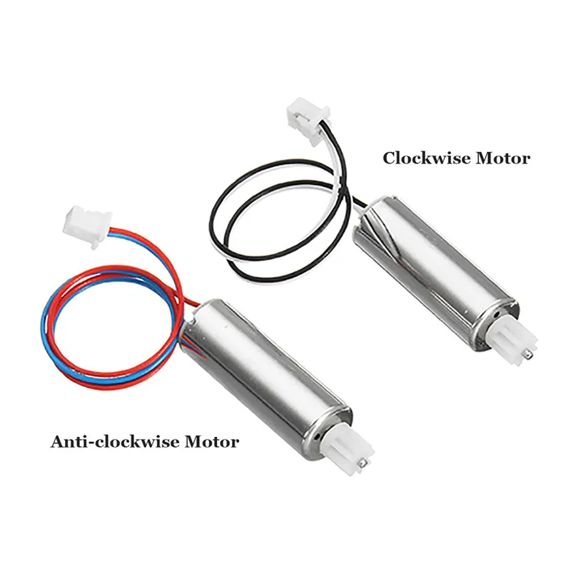 Щеточный двигатель без сердечника Eachine E58 720 7 мм с редуктором CW/CCW для