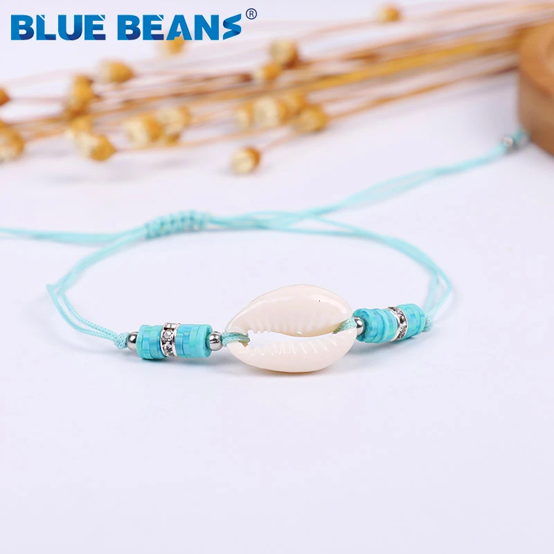Bohemian Cowrie Shell Bracelets&ampBangles For Women Adjustable Rope Chain Charms Bracelet Beads Beach Jewelry Friendship Gift | Украшения