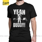 Мужская футболка Yeah Buddy Ронни Коулман бодибилдинг Повседневная футболка с коротким рукавом с круглым вырезом одежда из 100% хлопка с принтом