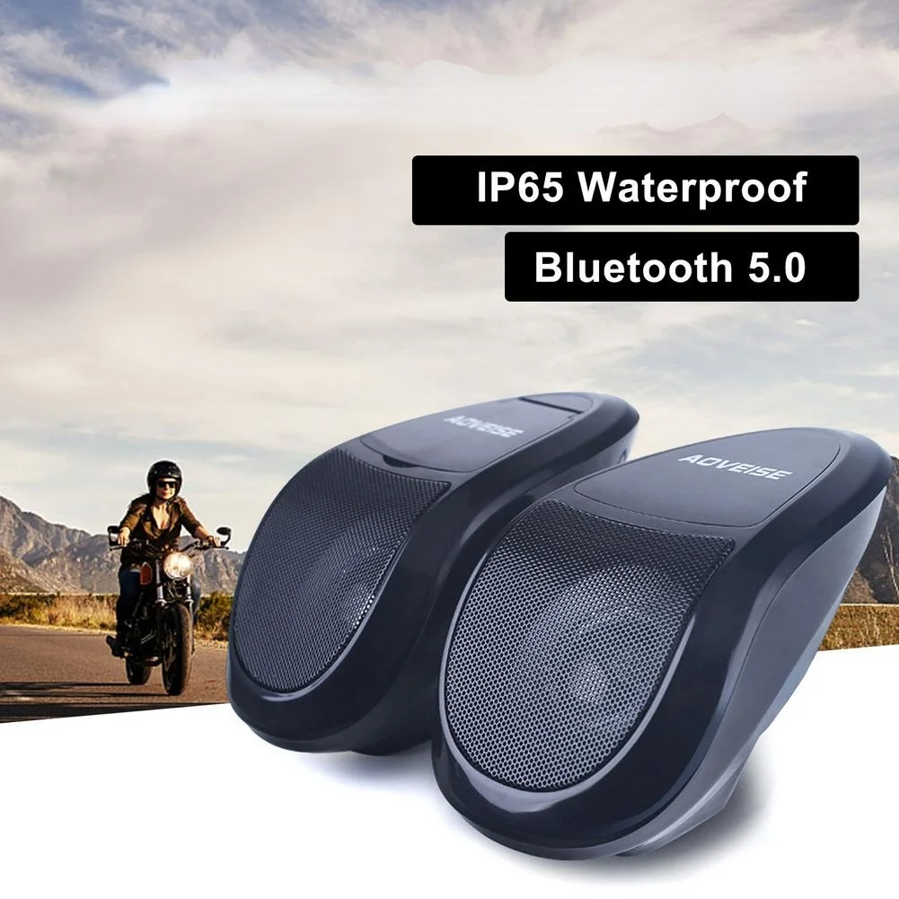 

Bluetooth-динамик для мотоцикла, водонепроницаемый стерео усилитель звука, усилитель для мотоцикла, все в одном, аксессуары для мотоциклов