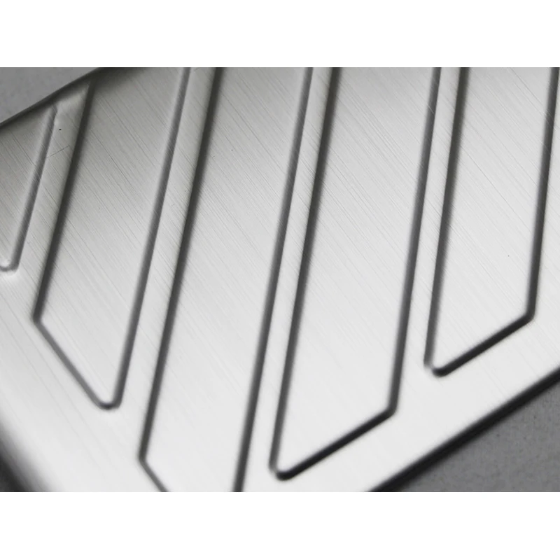 

For Tiguan L Tiguan L MK2 2017 2018 Accessories Stainless Steel Left Foot Rest Pedal Cover Trim Sticker Car Styling