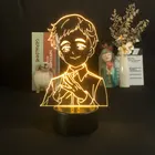 Манга обещанный нетландия светодиодный светильник для детской спальни Декор ночник день рождения прекрасный подарок комнатный стол аниме 3d светильник Норман
