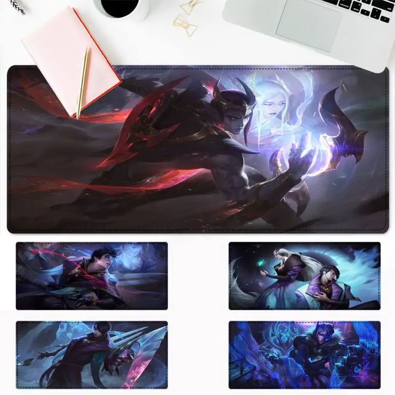 

Art LOL Aphelios Gaming Mouse Pad Gamer Keyboard Maus Pad Desk Mouse Mat Game Accessories For Overwatch