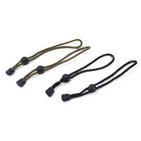 2pcs outdoor tactical military paracord strap lanyard for flashlight camera phone keys knife for hiking camping sports