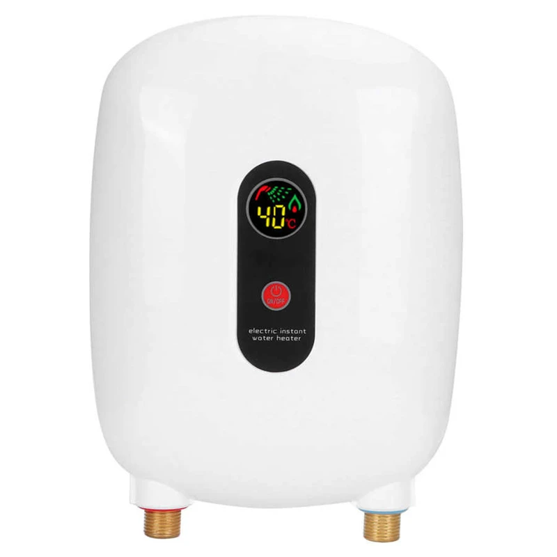 

XY-B08-W,3500W Water Heater Tankless Instant Water Heater Home Bathroom Kitchen 3 Second Fast Heating Shower Water Heater