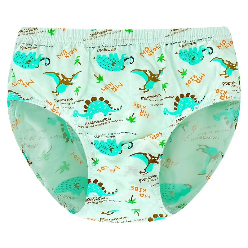 Bragas de algod&oacute;n para ni&ntilde;os, ropa interior con estampado de dibujos animados, transpirable, c&oacute;moda-3