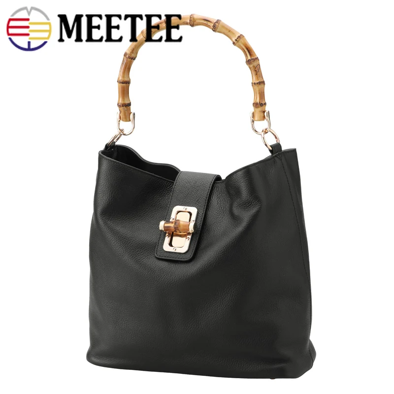 

10pcs 25x42/33x61mm Bamboo Metal Turn Lock Snap Women Bag Twist Lock Clasps Closure DIY Buckle Hardware Accessories E6-16