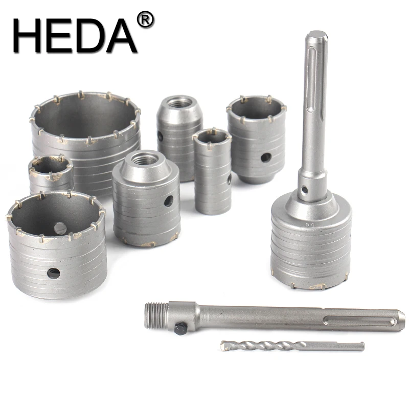 Пила для отверстий по бетону полый сердечник 160-450 мм хвостовик SDS Max 30-160 кирпичной