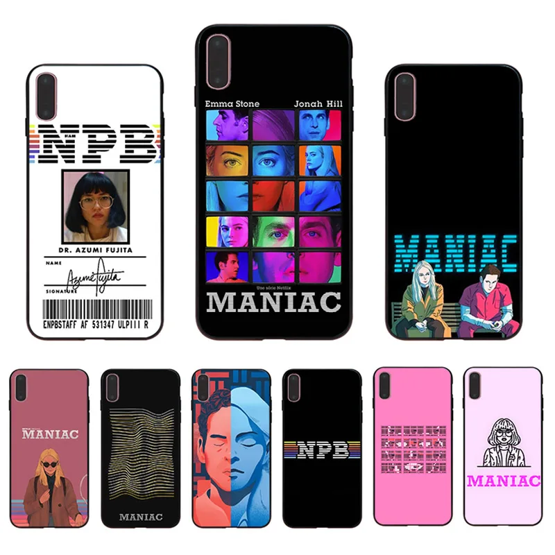 

Hit TV Series Maniac Soft Phone Case Shell For Iphone 11 Pro XS MAX 12 Mini X Cover XR 7 8 SE 2020 6s 6 Plus 5s TPU Mobile Coque